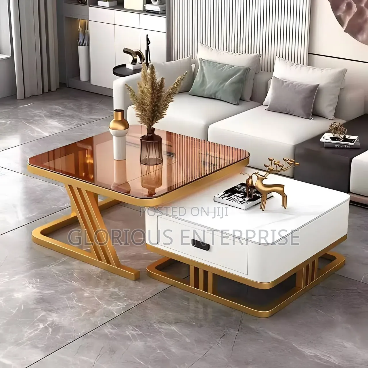 Crossed Leg Lavish Table