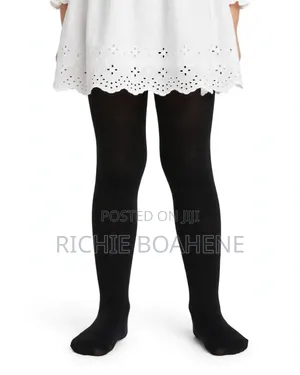 Stockings Black 4 to 6 Years