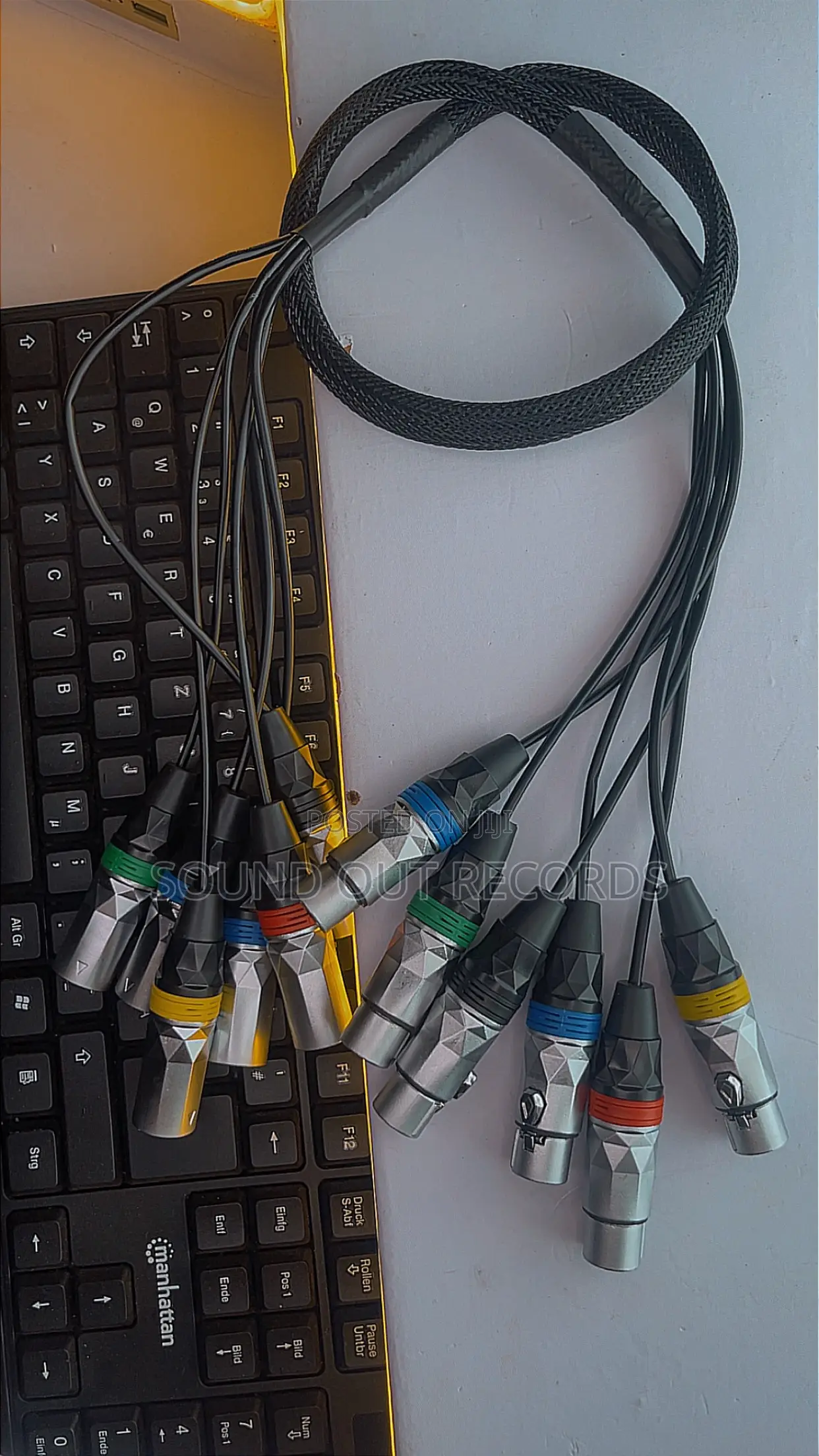 1.5M 6in1 Male to Female XLR Snake Cable