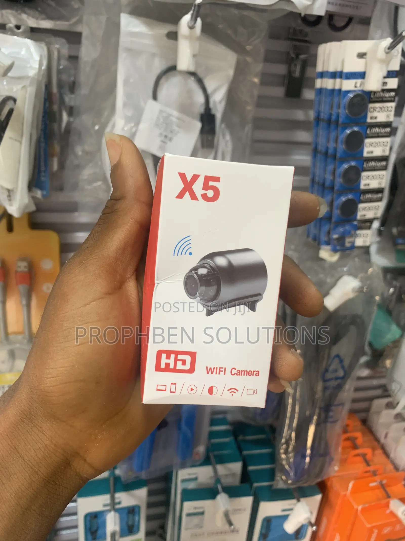 X5 Mini Wifi Spy Camera With Night Vision Motion Detection