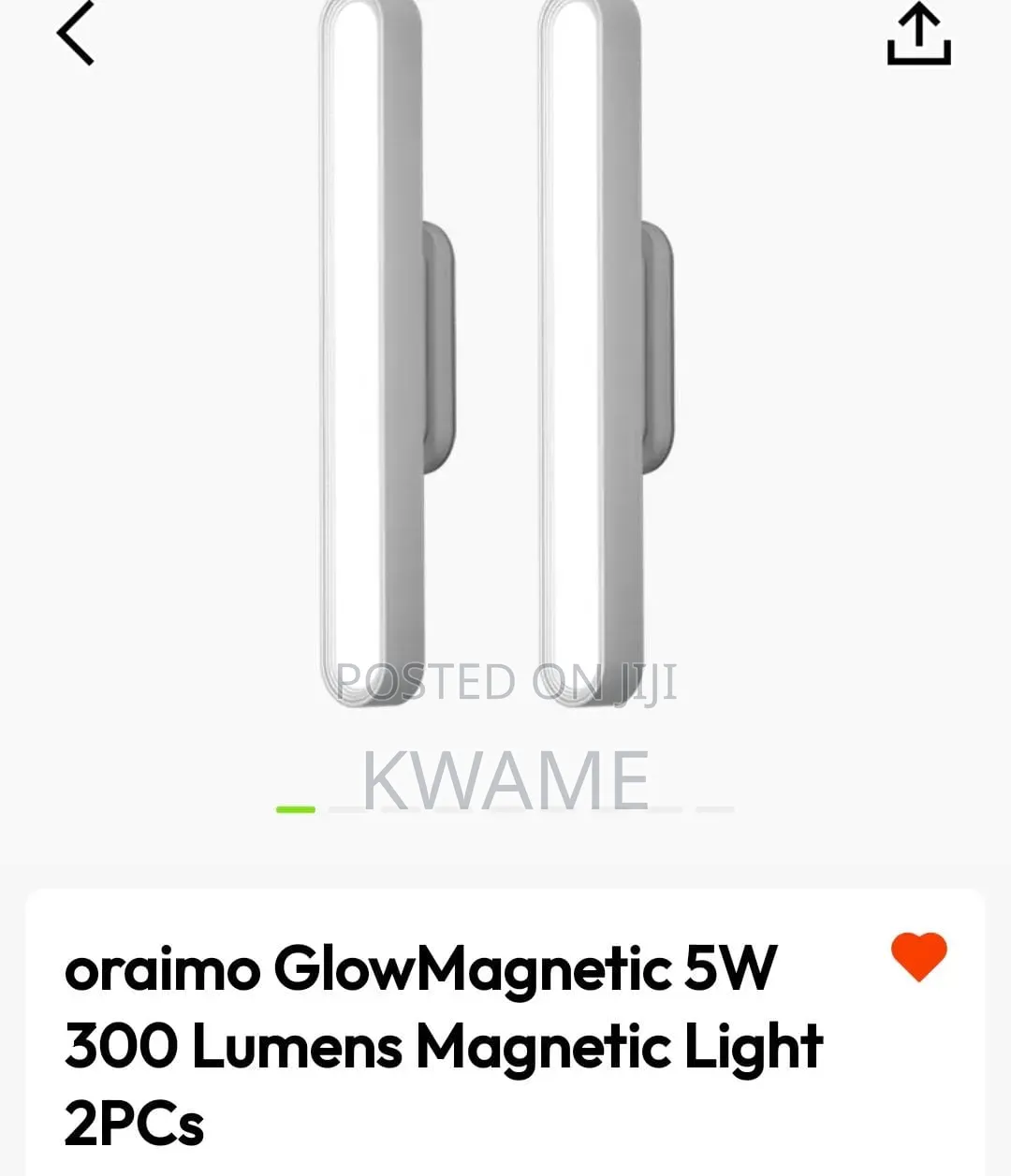 Oraimo Chargeable Lights