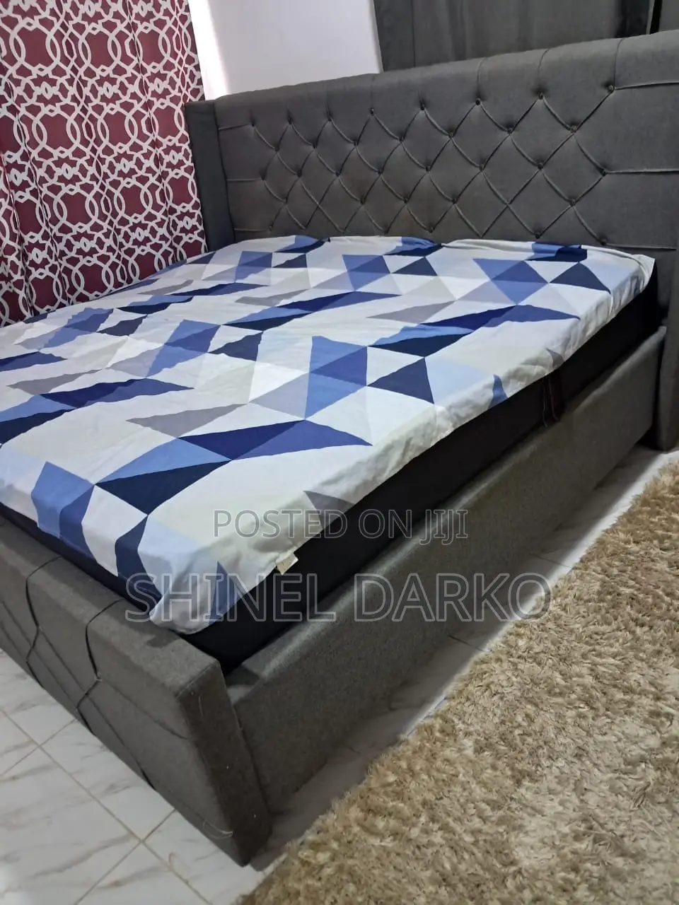 King Size Bed and Frame and Mattress