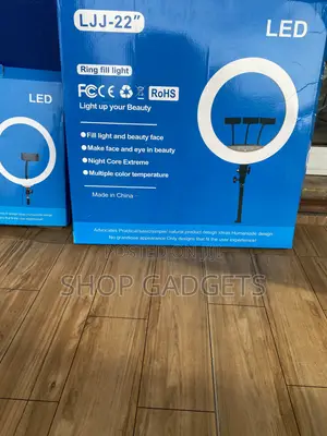 22” Ringlight With Stand & Remote Control