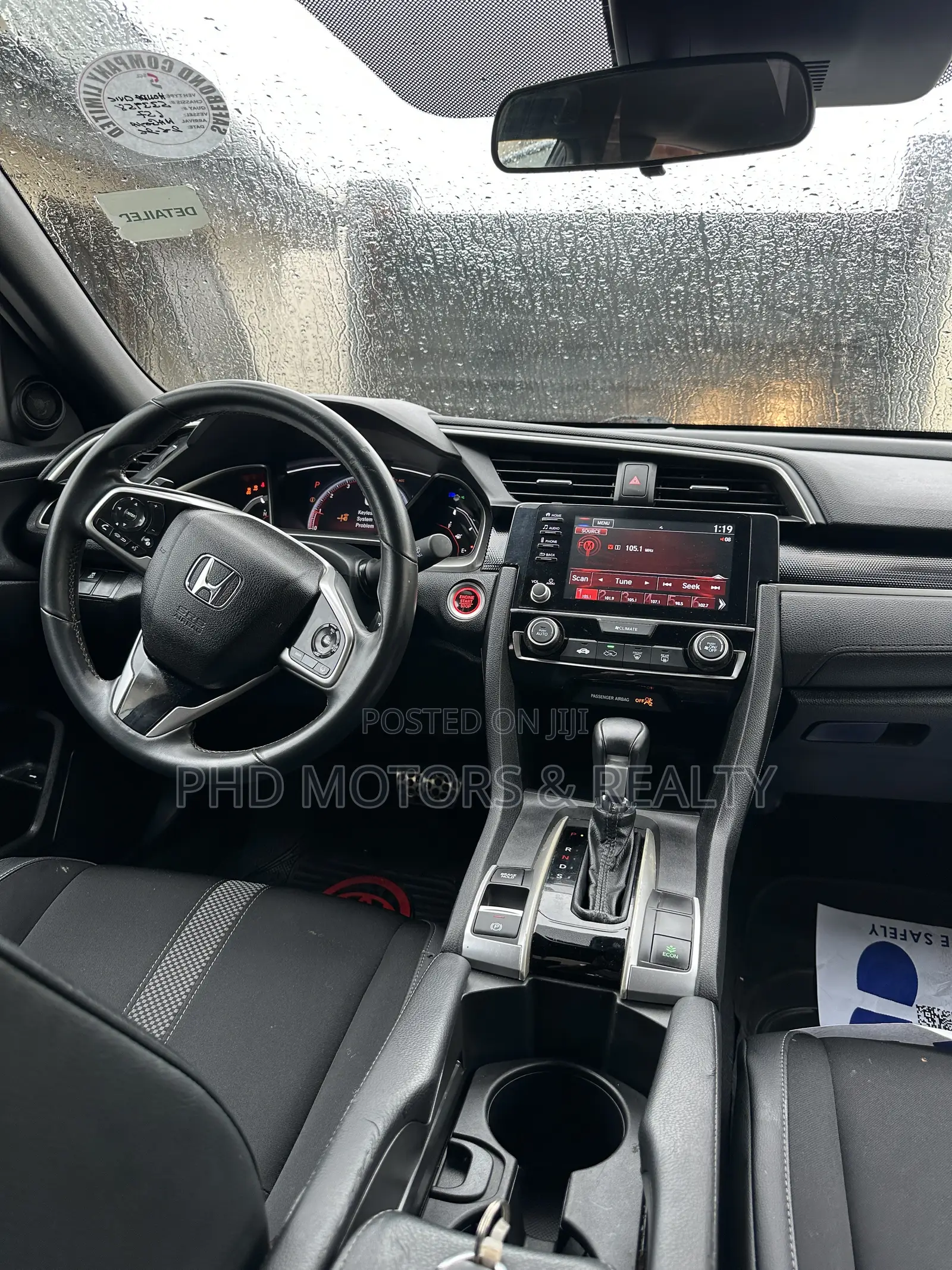 Honda Civic Sport 2021 Black