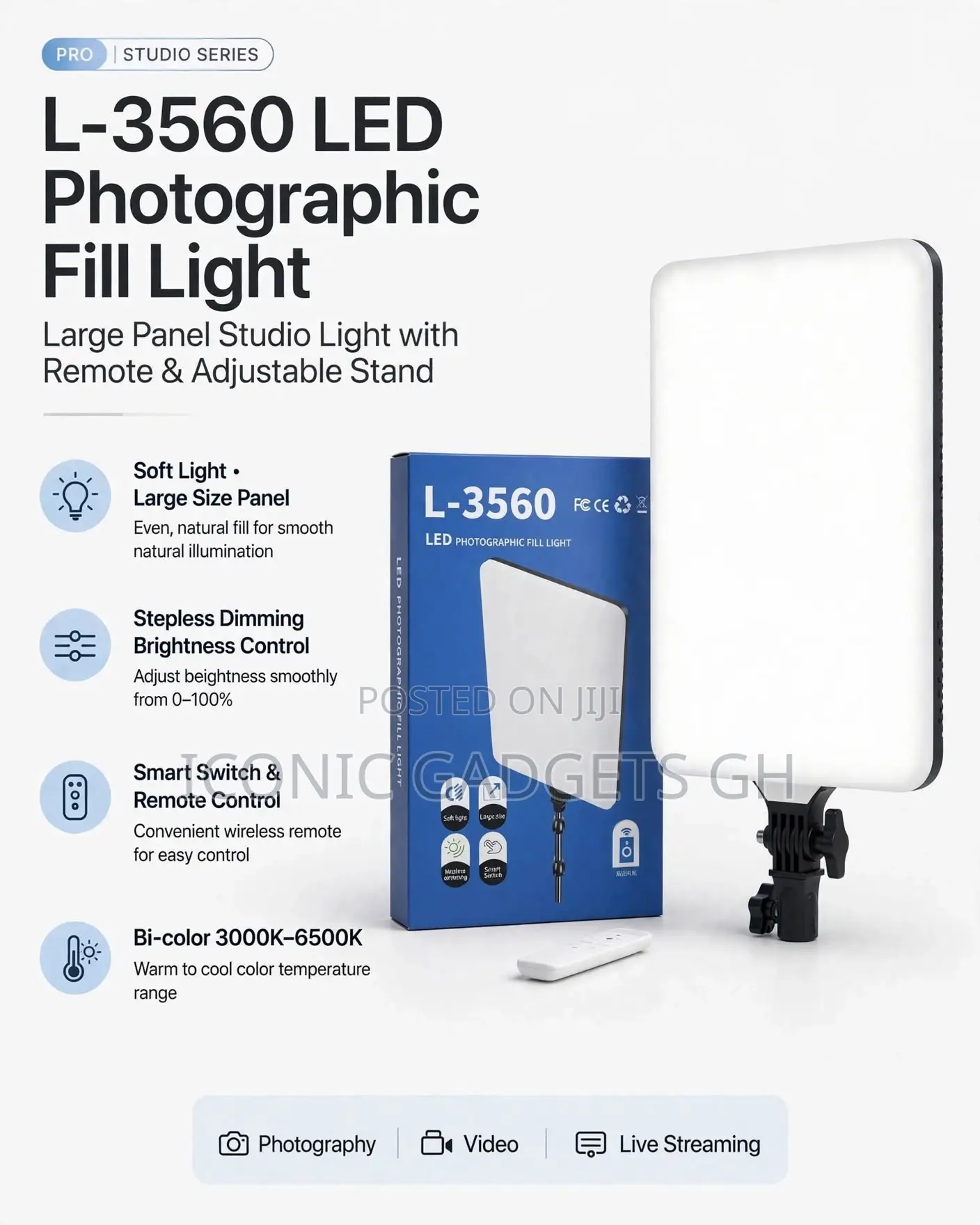 LED Photographic Fill Light