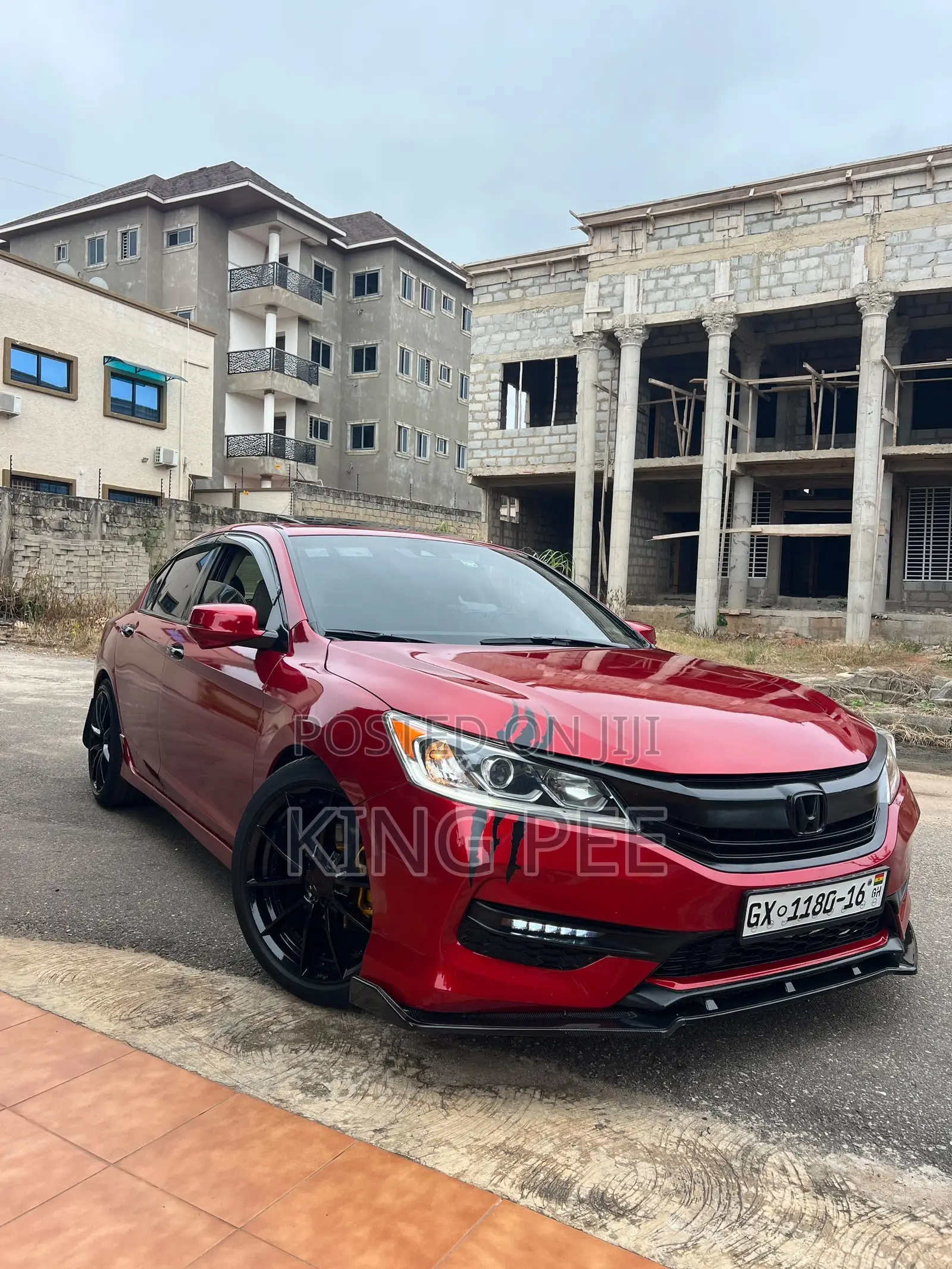 Honda Accord EX-L V-6 4dr Sedan (3.5L 6cyl 6A) 2015 Red