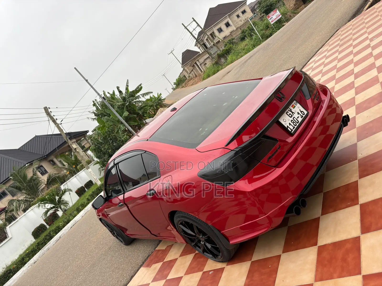 Honda Accord EX-L V-6 4dr Sedan (3.5L 6cyl 6A) 2015 Red