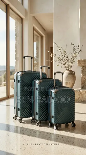 Plastic Travelling Bags 3in1 (Luxury 3 Pieces Spinner Set)