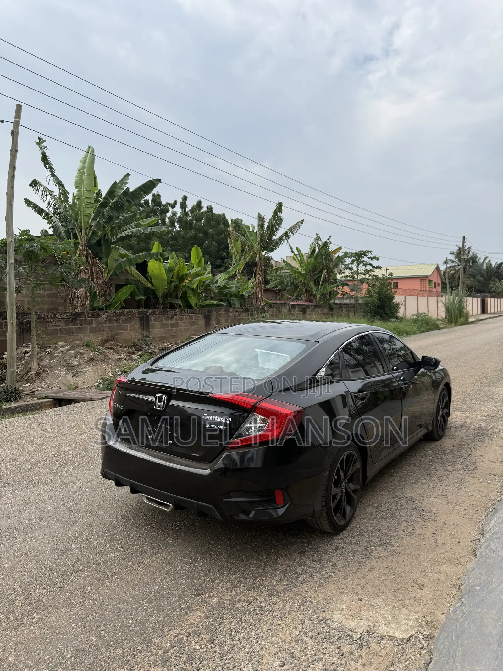 Honda Civic Sport Sedan 2019 Black