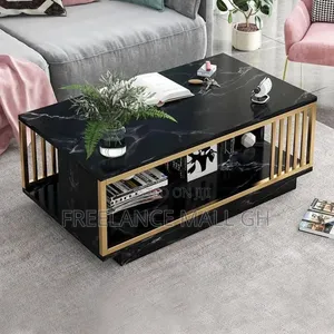 Black and Gold Center Table