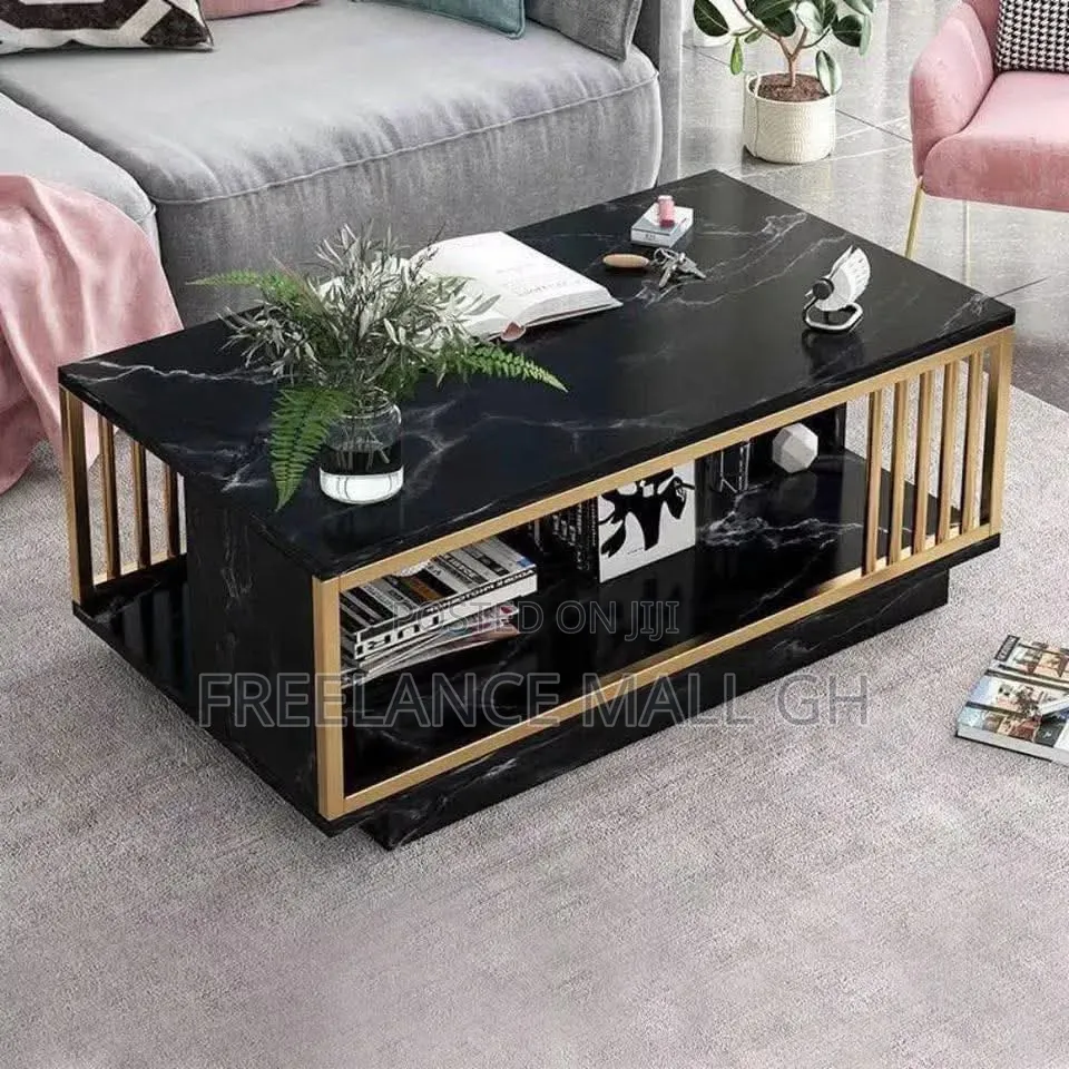 Black and Gold Center Table
