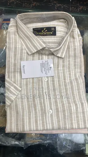 Executive India Linen Shortsleeve Shirt