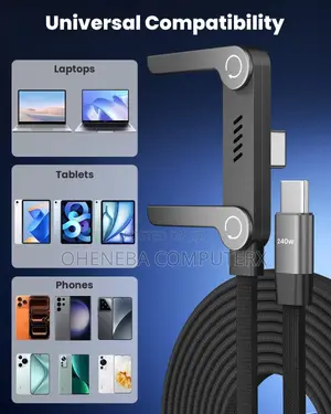 Type-C Charging Cable, 240Watts Stylish and Material Cable
