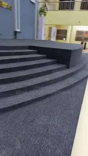 Dark Gray Industrial Plain Carpet