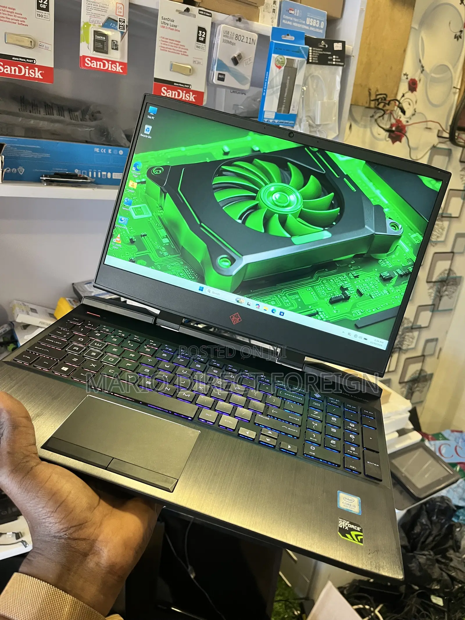 New Laptop HP Omen 15 16GB Intel Core i5 SSD 512GB