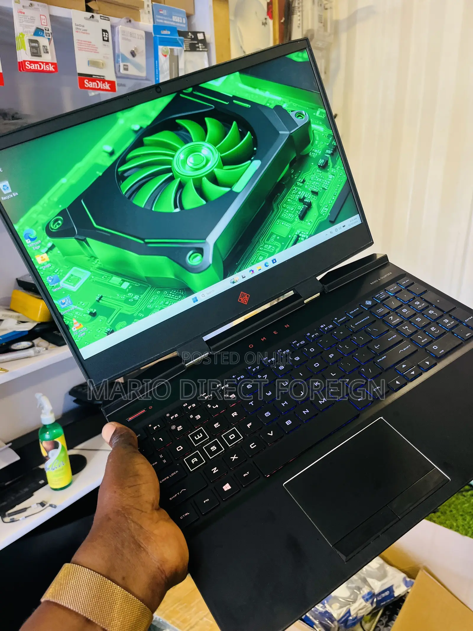 New Laptop HP Omen 15 16GB Intel Core i5 SSD 512GB