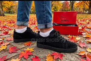 Christian Loboutin Suede Black With Stones