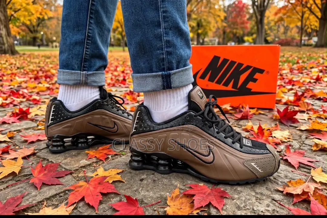 Nike Shox Coffee Brown and Black