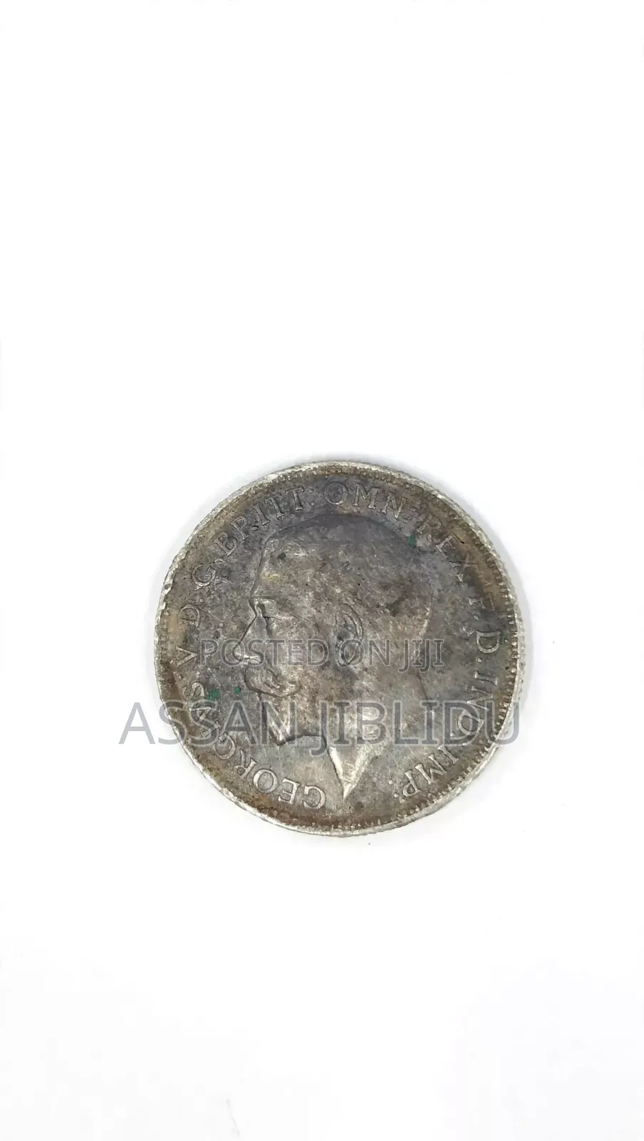 “1919 King George v Silver Shilling- Rare Old British Colonial Coin”