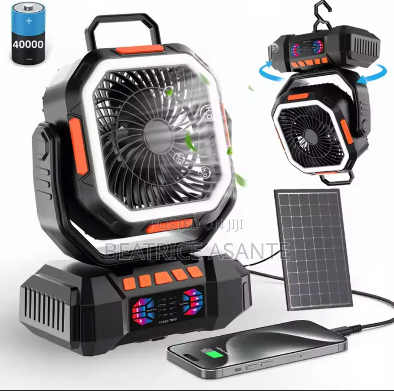 Rechargeable Light and Fan