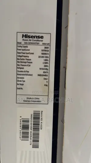 Hisense 1.5HP Split AC