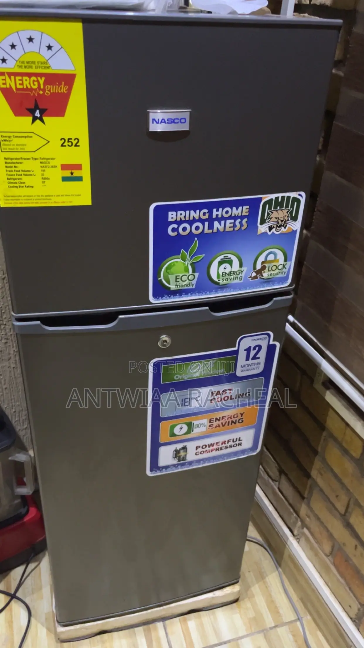 Neatly Used Nasco Double Door Refrigerator