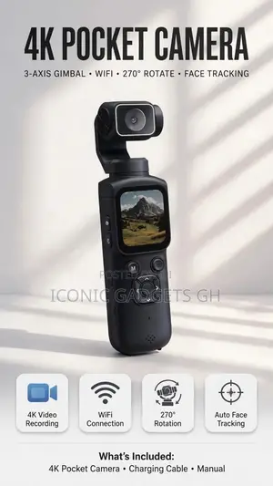 4k Pocket Camera - Your Pocket Gimbal