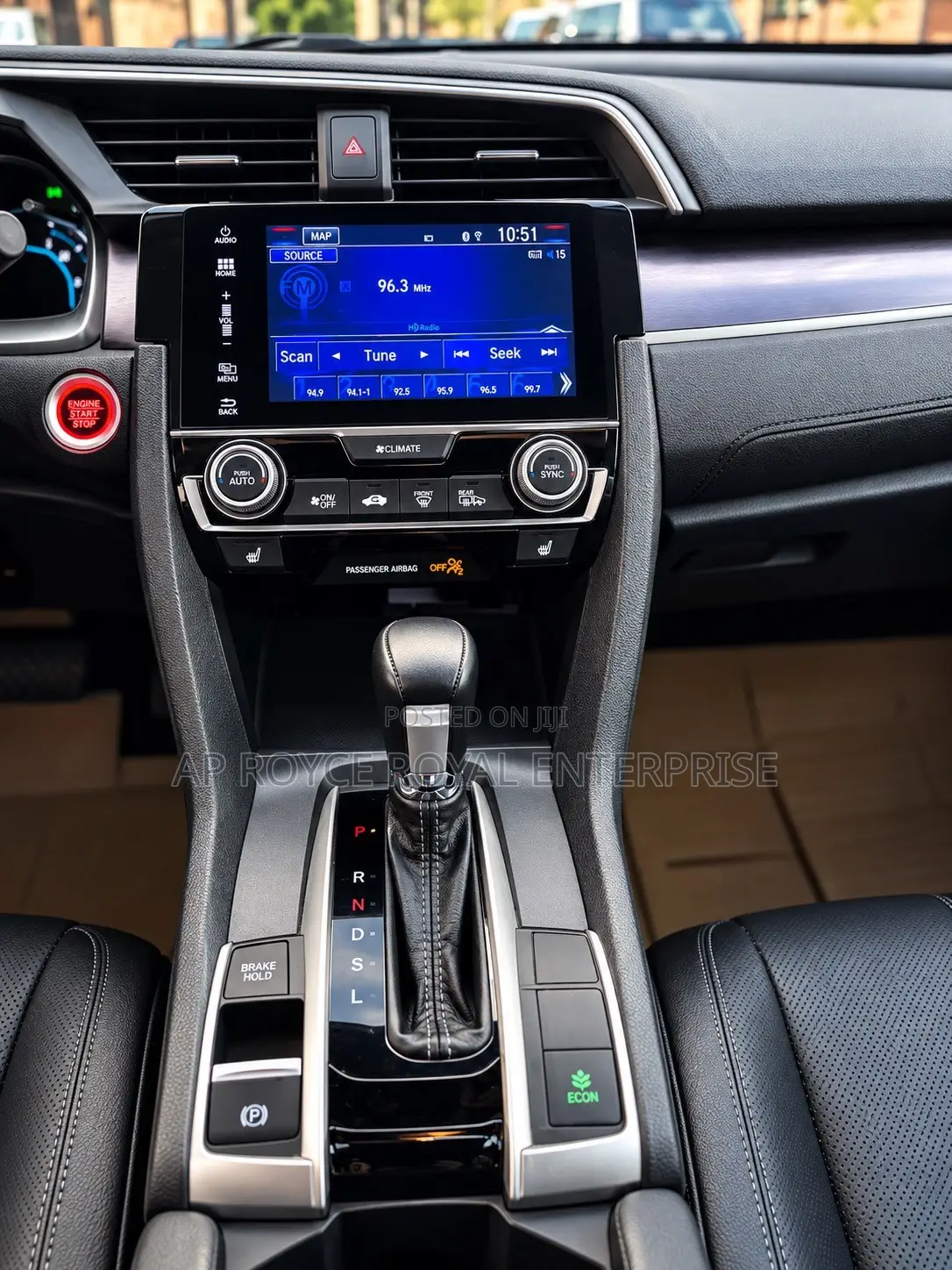 Honda Civic Touring 4dr Sedan (1.5L 4cyl) 2016 Gray