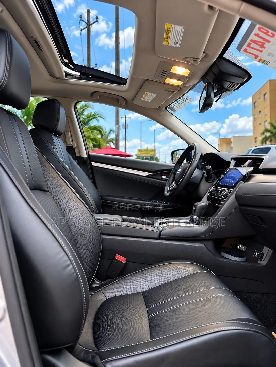 Honda Civic Touring 4dr Sedan (1.5L 4cyl) 2016 Gray