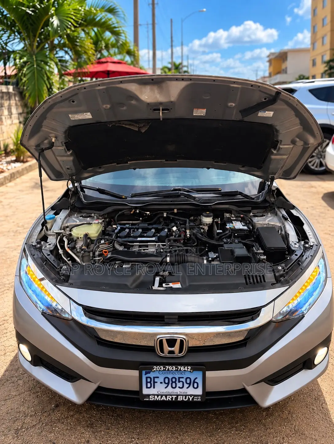 Honda Civic Touring 4dr Sedan (1.5L 4cyl) 2016 Gray