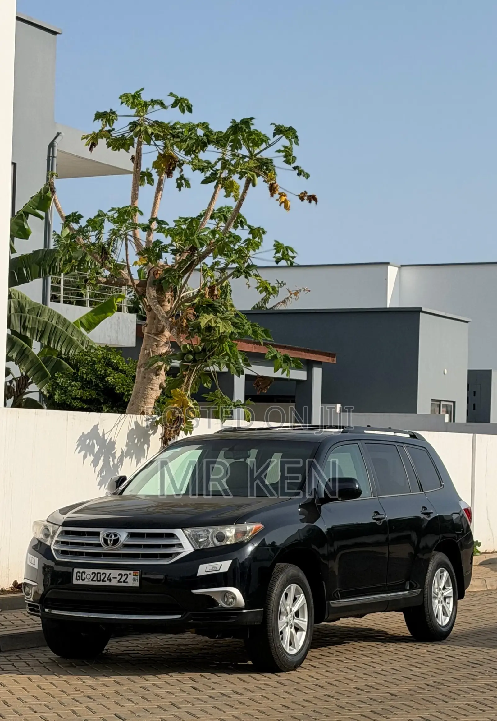 Toyota Highlander Limited 2012 Black