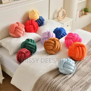 Hand-Knotted Throw Pillow