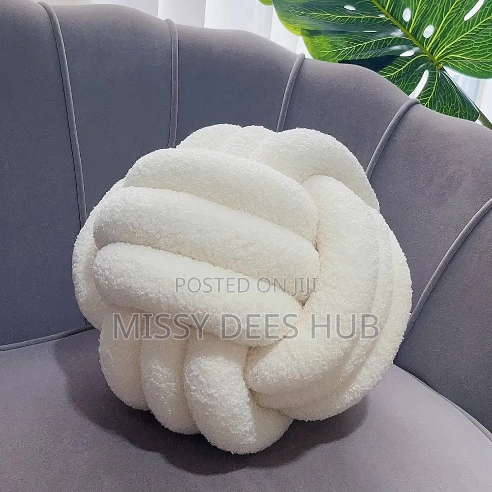 Hand-Knotted Throw Pillow