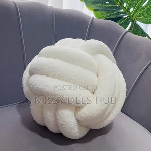 Hand-Knotted Throw Pillow