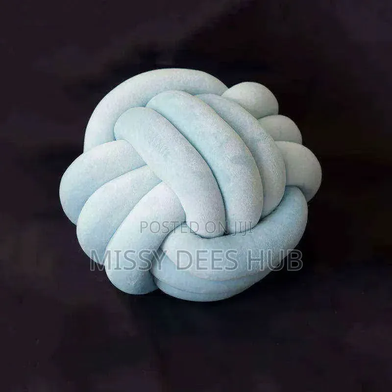 Hand-Knotted Throw Pillow