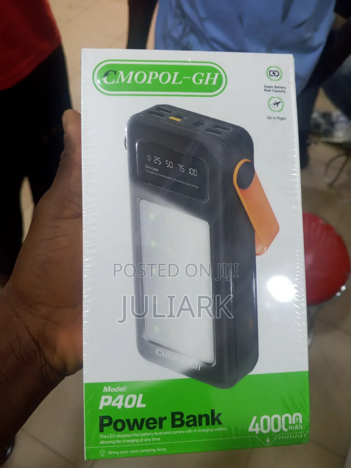 C.Mople Power Bank 40000mAh