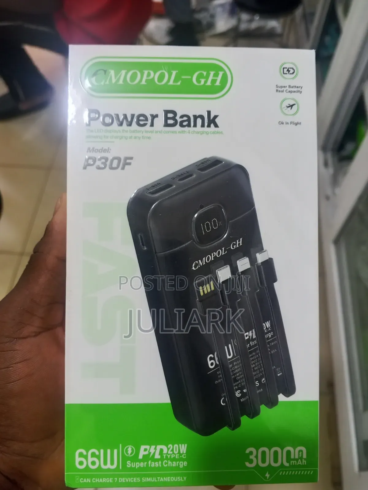 C.Mople Power Bank 40000mAh