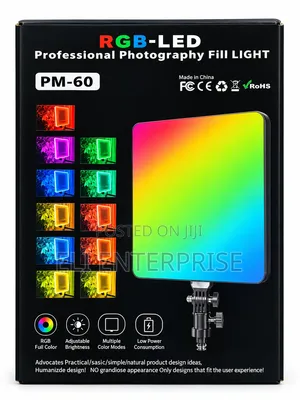 PM-60 RGB-LED Professional Photography Fill Light
