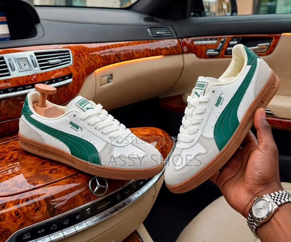 Puma Indoor Cream and Green