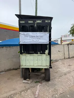 Glass Sieve Container on a Movable Truck