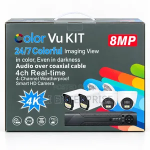 Hikvision ColorVu 8MP (4K) 4-Channel CCTV Surveillance Kit