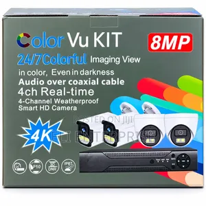 Hikvision ColorVu 8MP (4K) 4-Channel CCTV Surveillance Kit