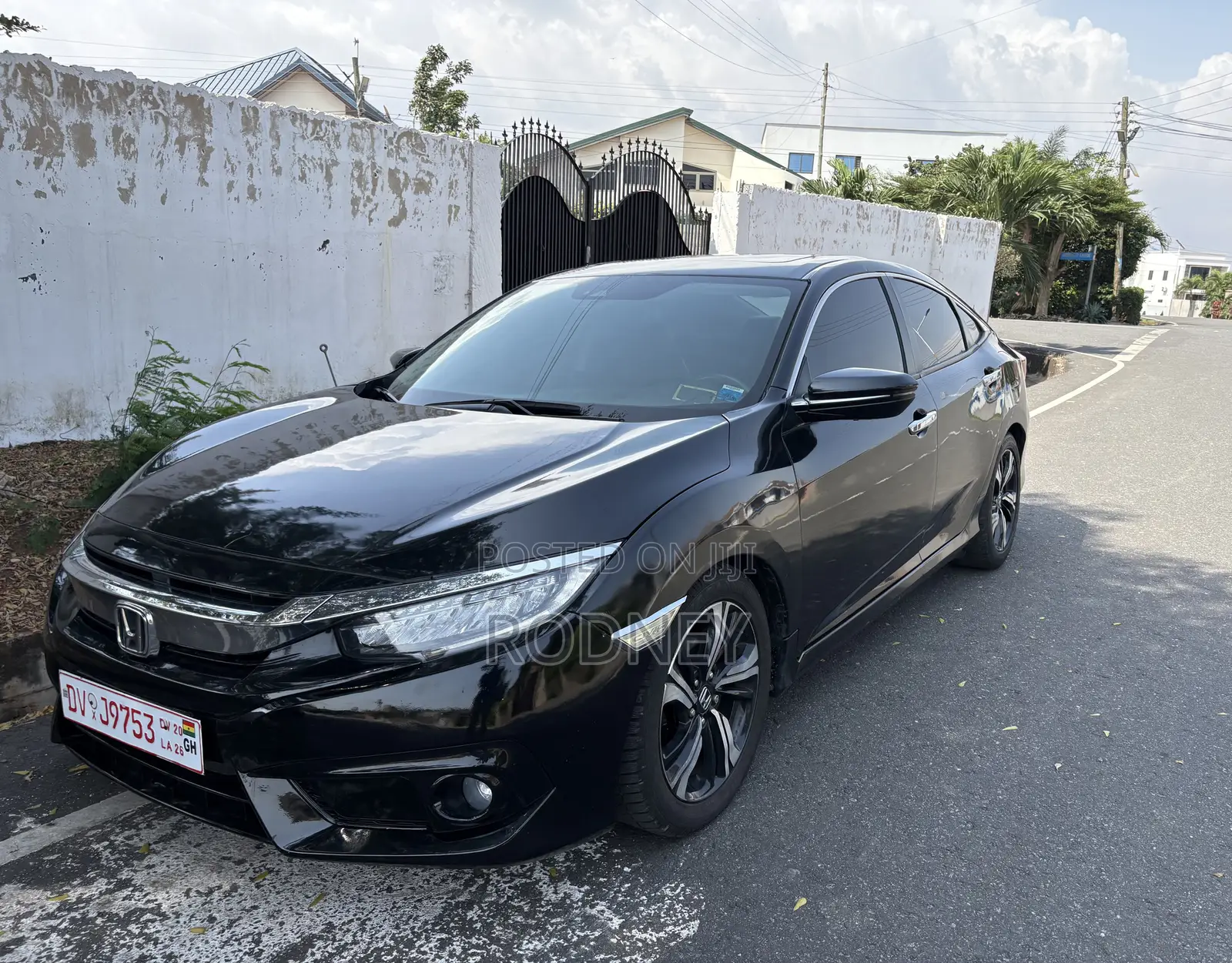 Honda Civic Touring 4dr Sedan (1.5L 4cyl) 2017 Black