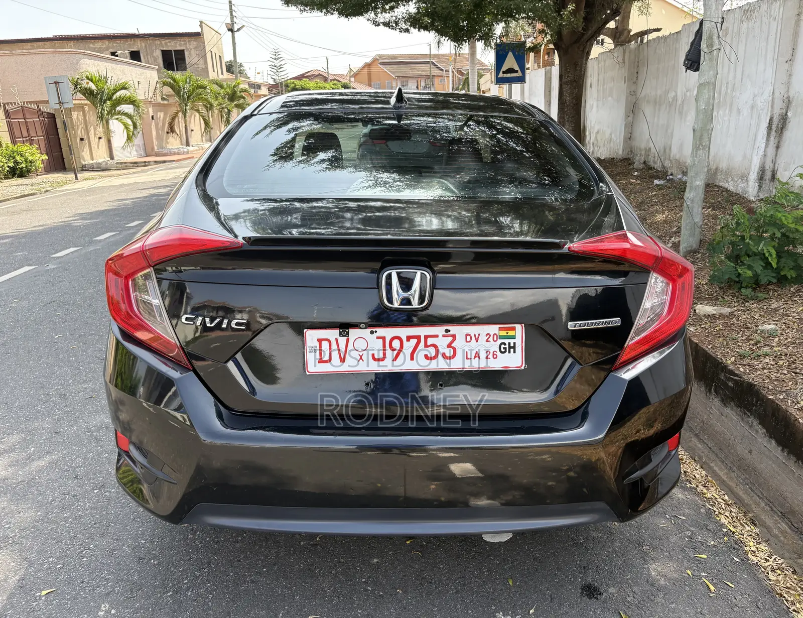 Honda Civic Touring 4dr Sedan (1.5L 4cyl) 2017 Black