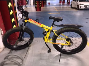 MEIYINUO M80 Fat-Tire Mountain Bicycle – Like New, Yellow & Black