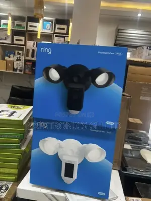 Available (Black) Ring Floodlight Cam Plus