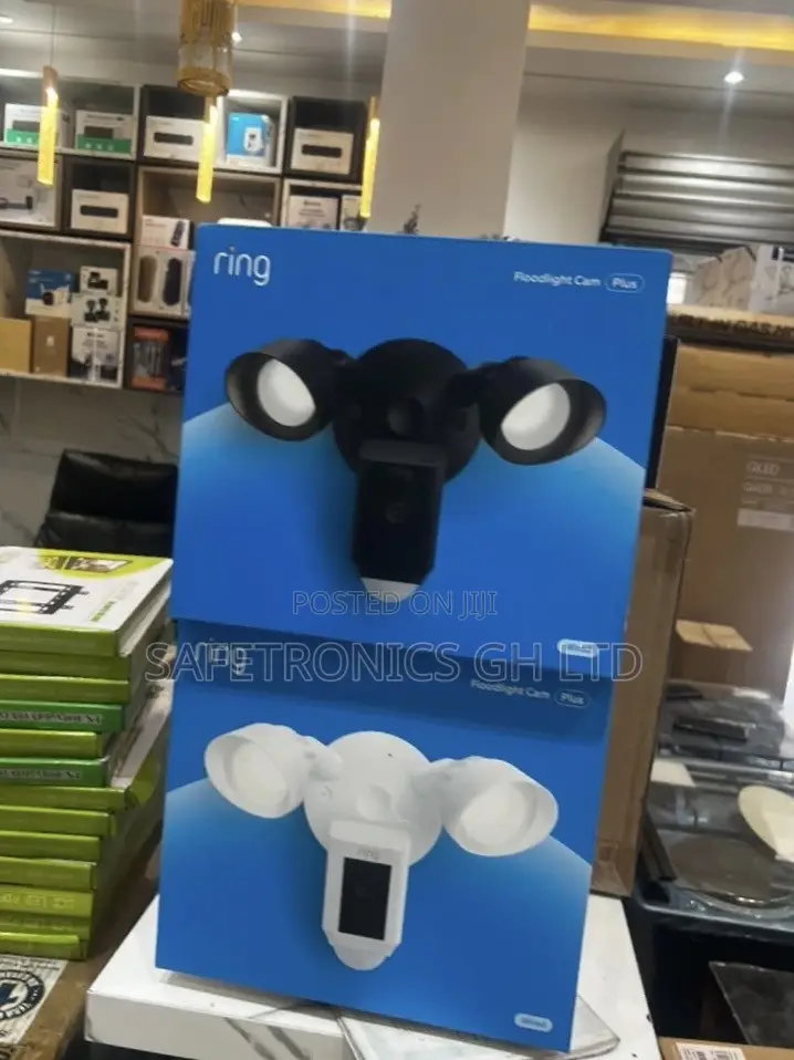 Available (Black) Ring Floodlight Cam Plus