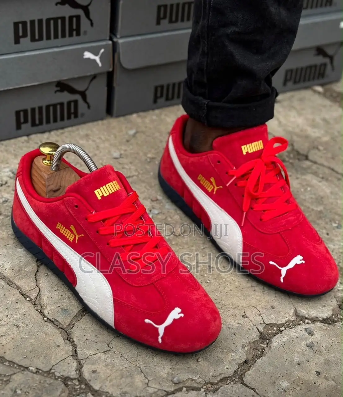 Puma Red and White