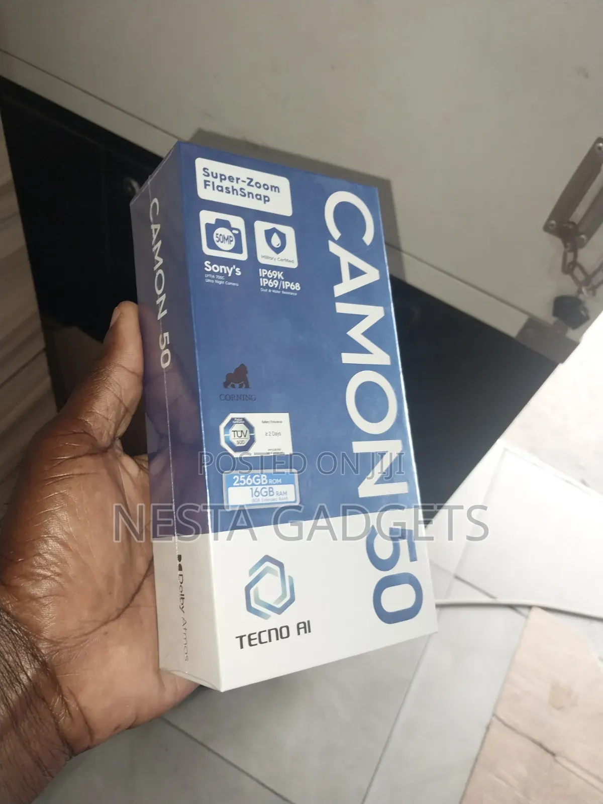 New Tecno Camon 50 256 GB Gray