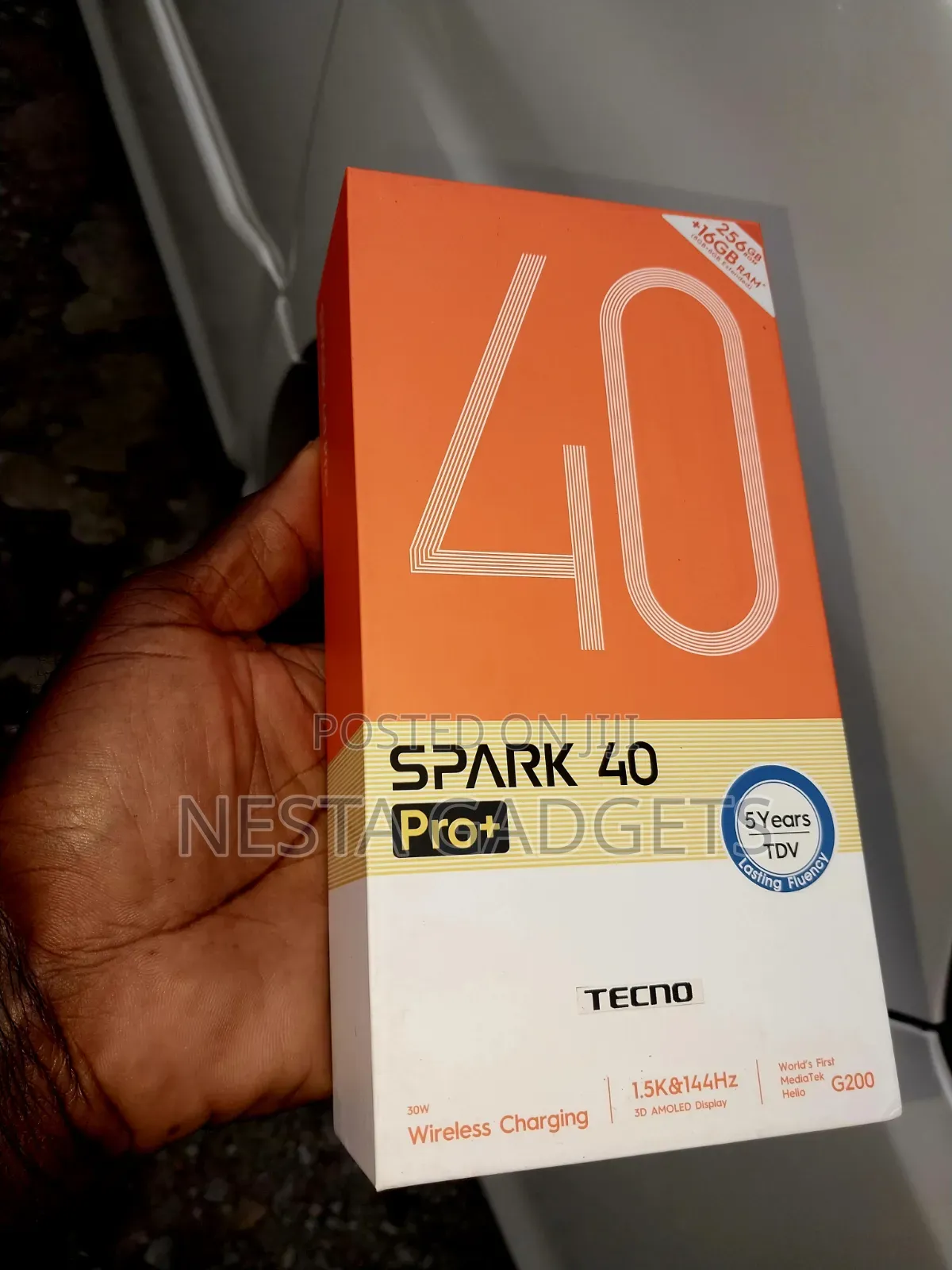 New Tecno Spark 40 Pro 256 GB Silver